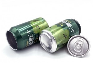 green series aluminum can